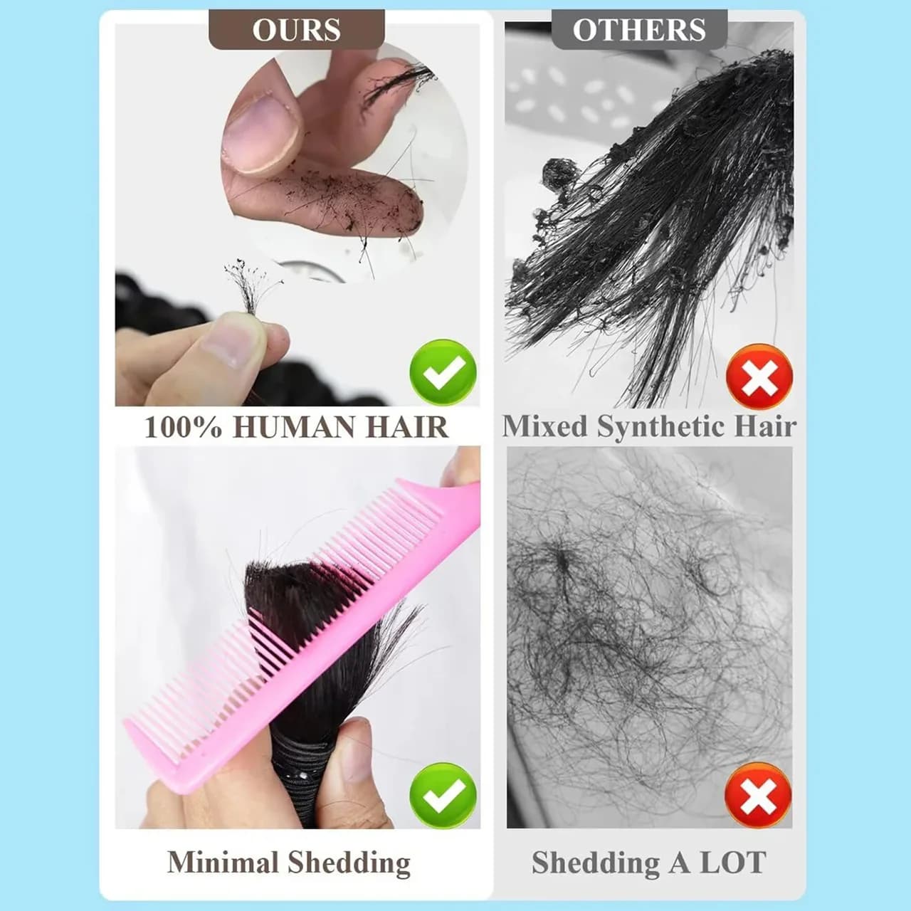 Loose Wave Bulk Hair